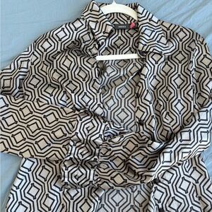 Mexx Monochrome Geometric Men's Shirt
